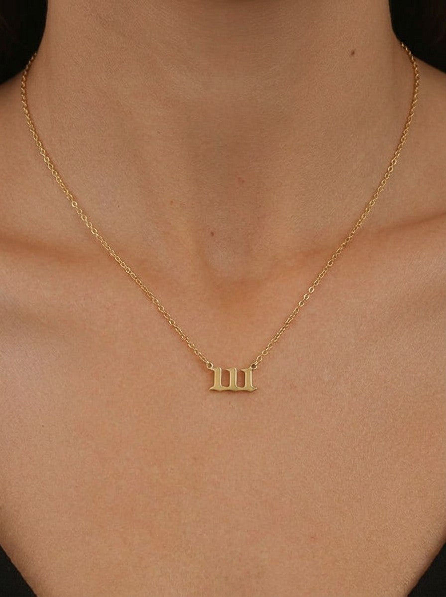 111 Angel Number Necklace