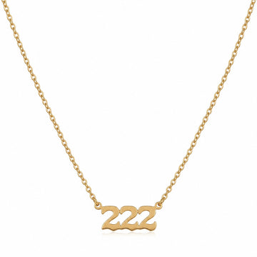 222 Angel Number Necklace