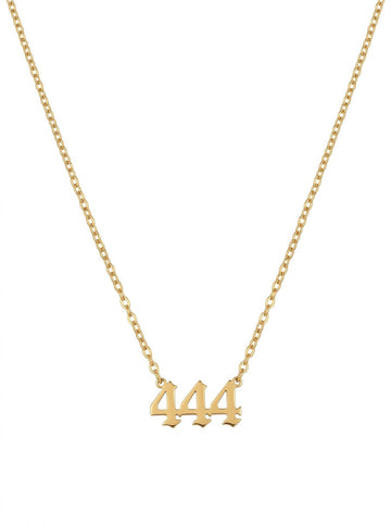 444 Angel Number Necklace